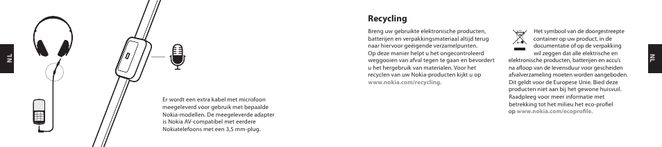 Recycling | Nokia Purity HD Headset User Manual | Page 11 / 43