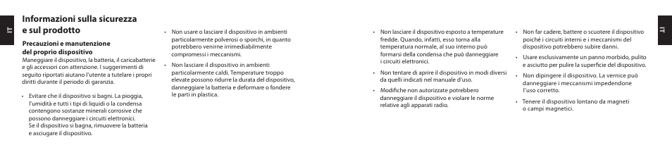 Informazioni sulla sicurezza e sul prodotto | Nokia Purity HD Headset User Manual | Page 24 / 43