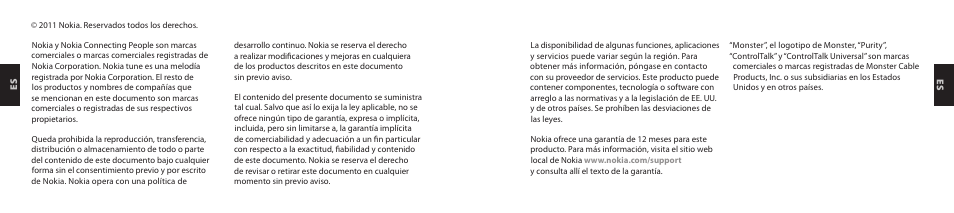 Nokia Purity HD Headset User Manual | Page 32 / 43