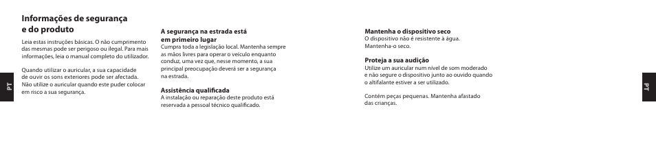 Informações de segurança e do produto | Nokia Purity HD Headset User Manual | Page 33 / 43