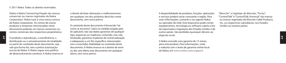 Nokia Purity HD Headset User Manual | Page 37 / 43