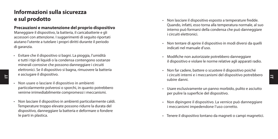 Informazioni sulla sicurezza e sul prodotto | Nokia Purity Headset User Manual | Page 28 / 51