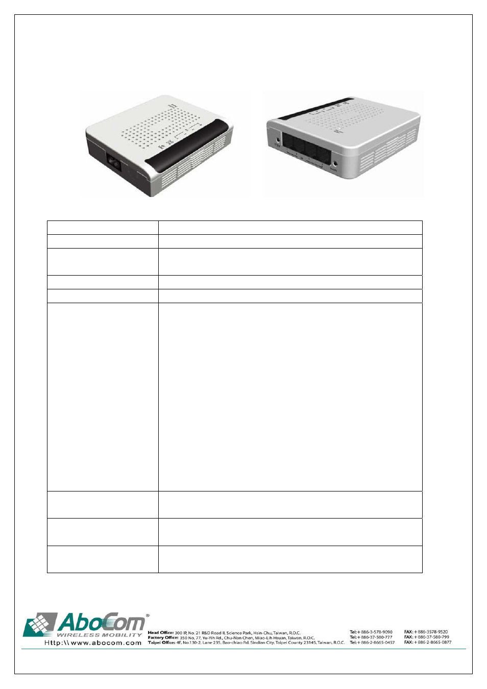 Abocom PLS342 User Manual | Page 2 / 2