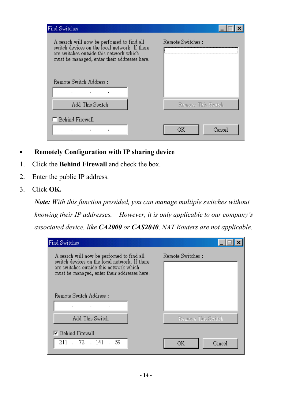 Abocom Manageable 14-port HomePNA Plus 2 Fast Ethernet Switch User Manual | Page 20 / 54