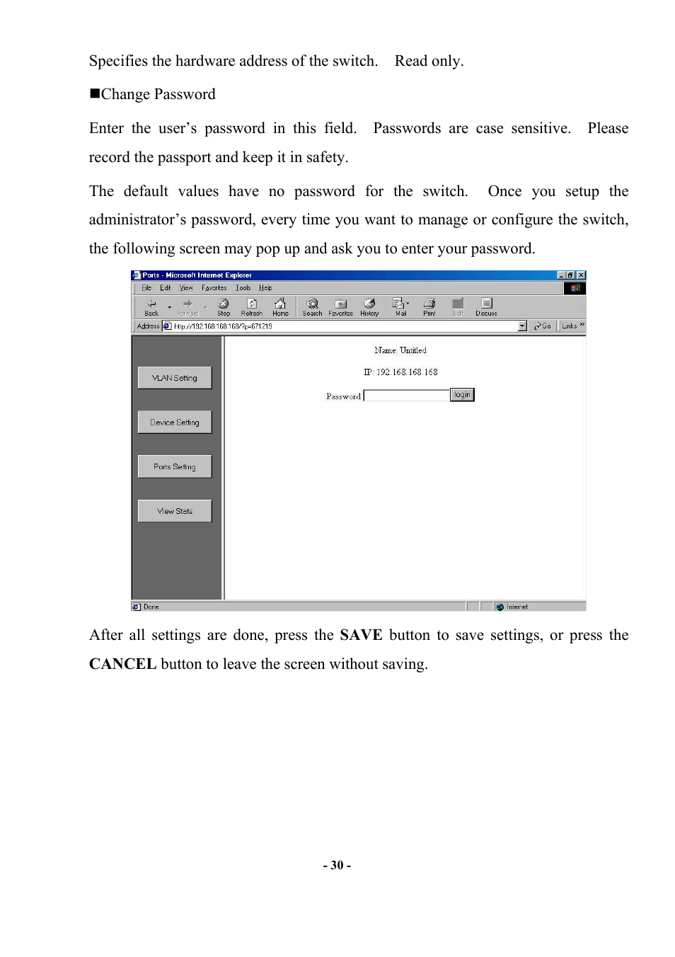 Abocom Manageable 14-port HomePNA Plus 2 Fast Ethernet Switch User Manual | Page 36 / 54