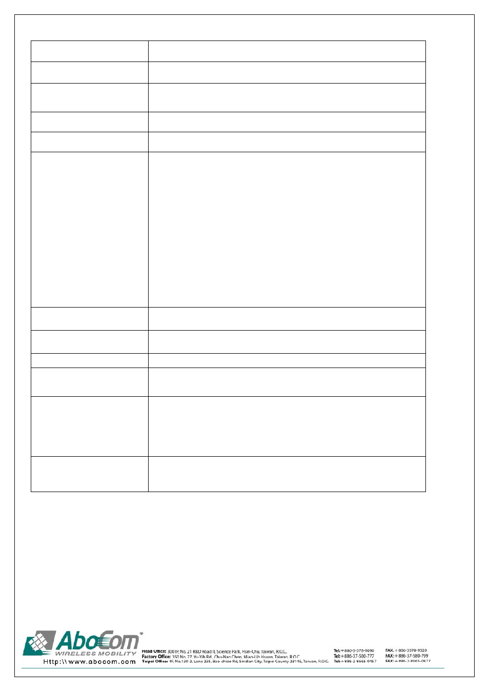 Abocom PLS485PS User Manual | Page 2 / 2