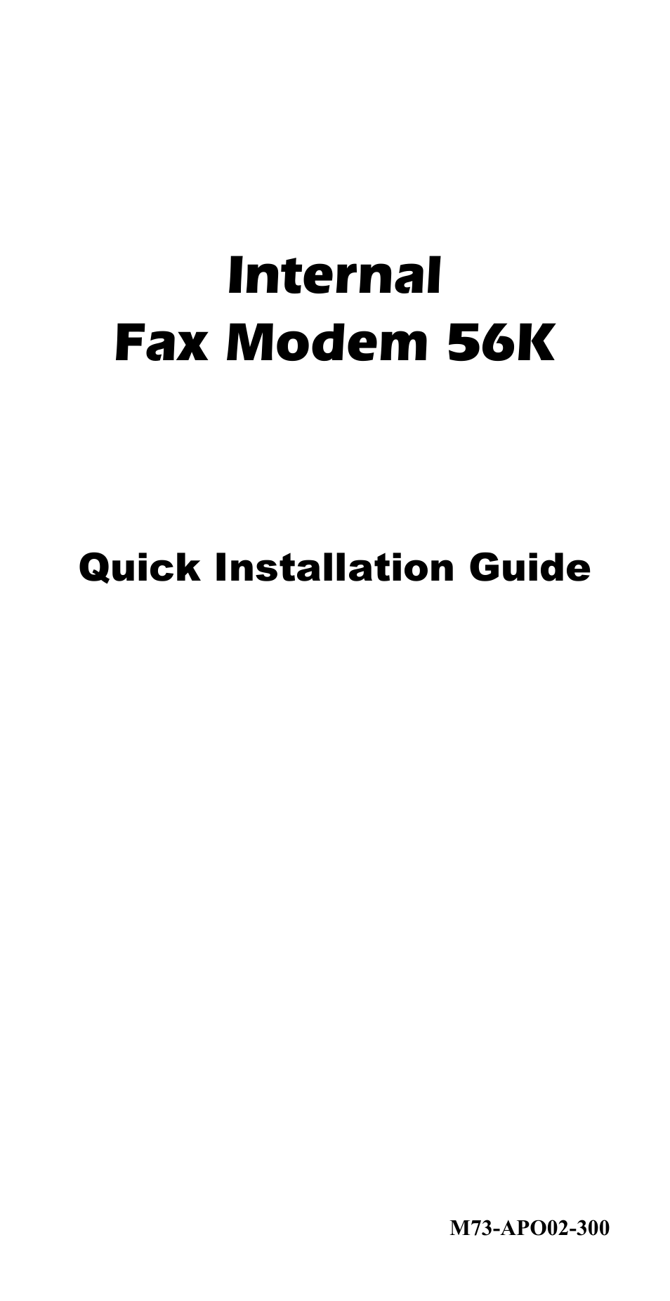 Abocom ISM56CR User Manual | 20 pages