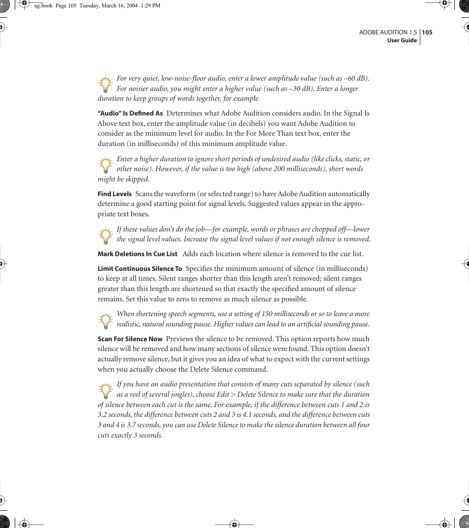 Adobe AUDITION 1.5 User Manual | Page 113 / 308