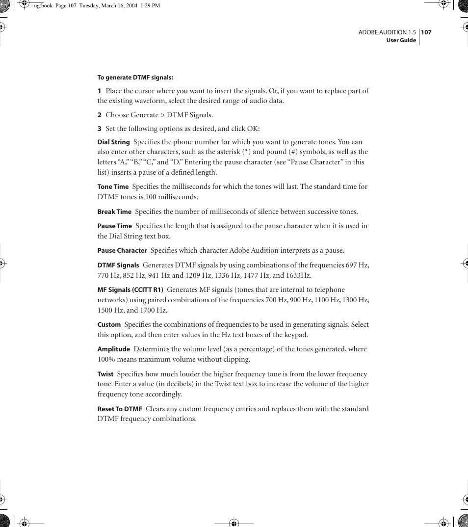 Adobe AUDITION 1.5 User Manual | Page 115 / 308