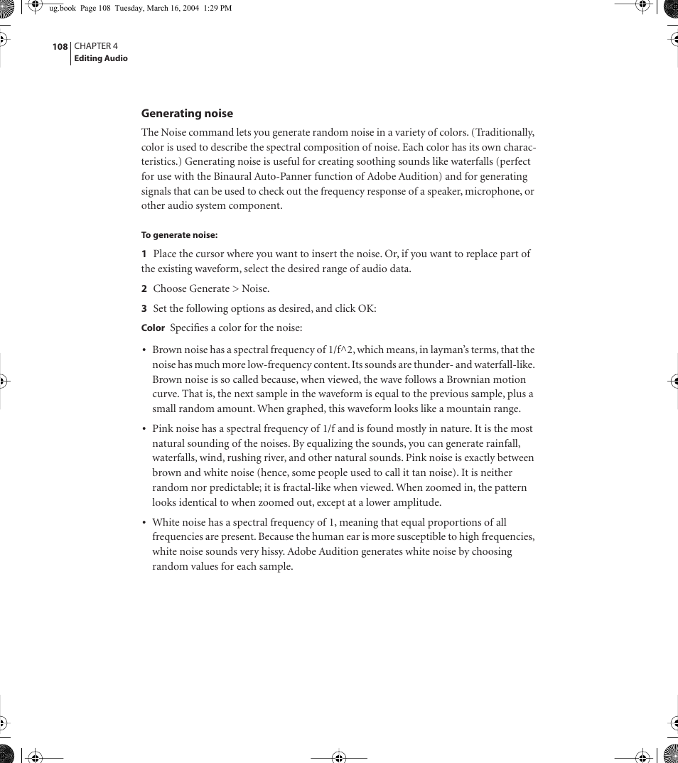 Adobe AUDITION 1.5 User Manual | Page 116 / 308