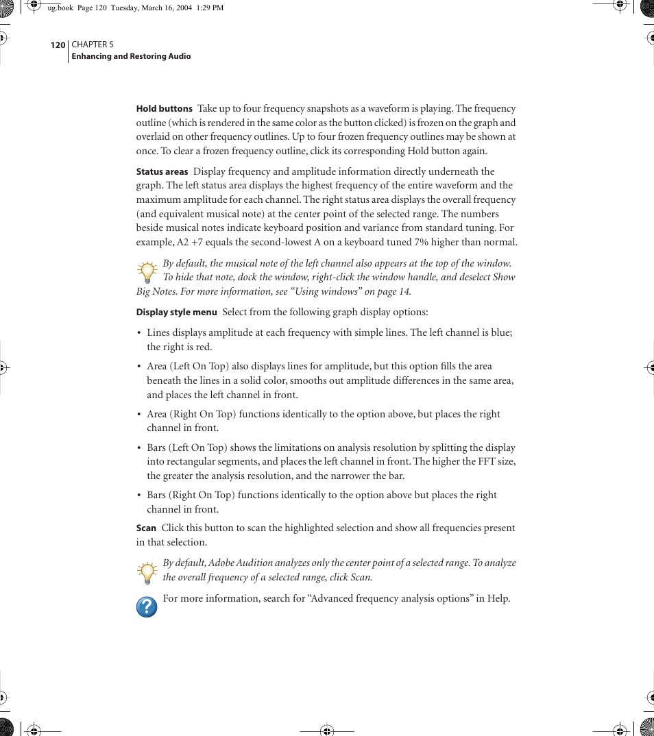 Adobe AUDITION 1.5 User Manual | Page 128 / 308