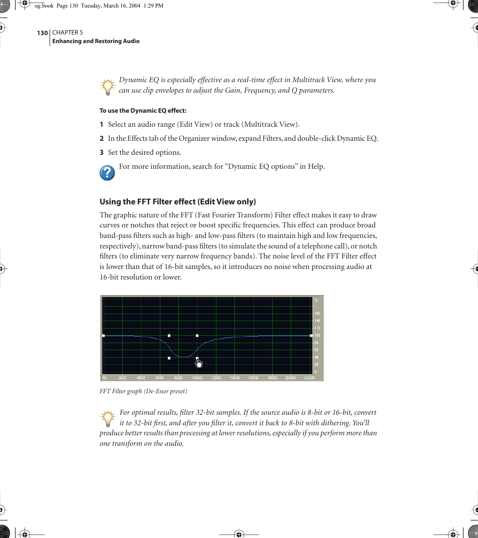 Adobe AUDITION 1.5 User Manual | Page 138 / 308