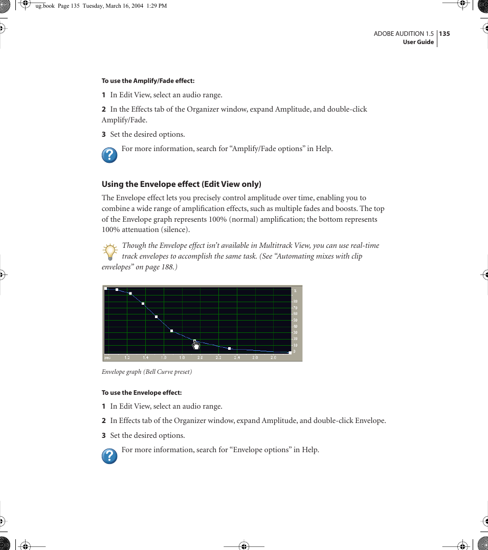 Adobe AUDITION 1.5 User Manual | Page 143 / 308