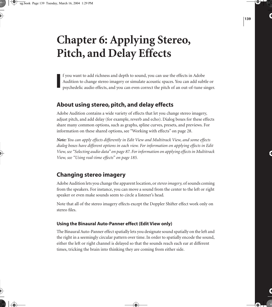 Adobe AUDITION 1.5 User Manual | Page 147 / 308