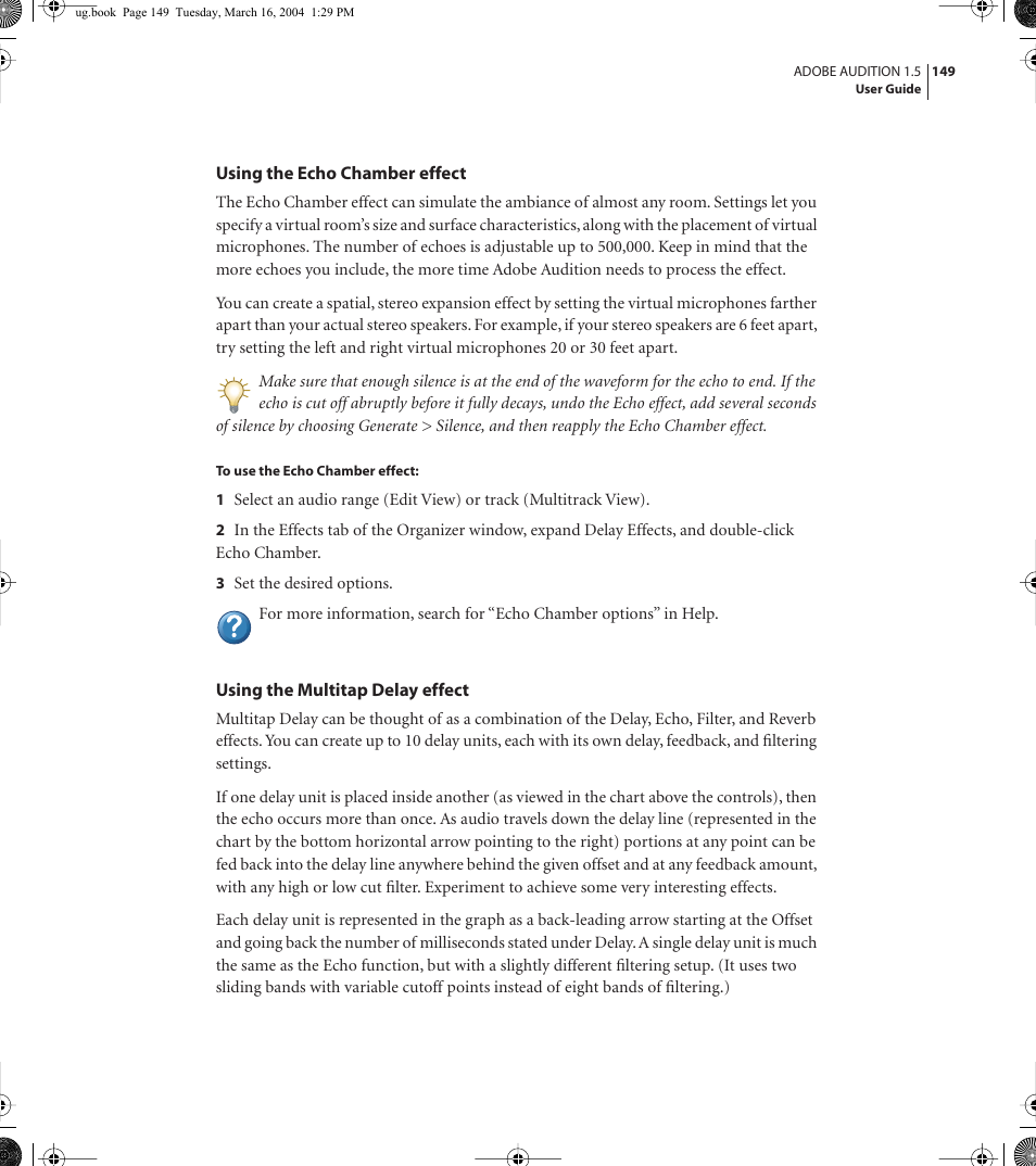 Adobe AUDITION 1.5 User Manual | Page 157 / 308