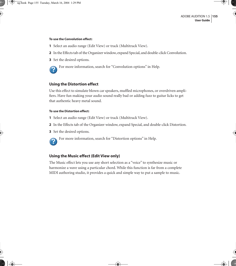 Adobe AUDITION 1.5 User Manual | Page 163 / 308