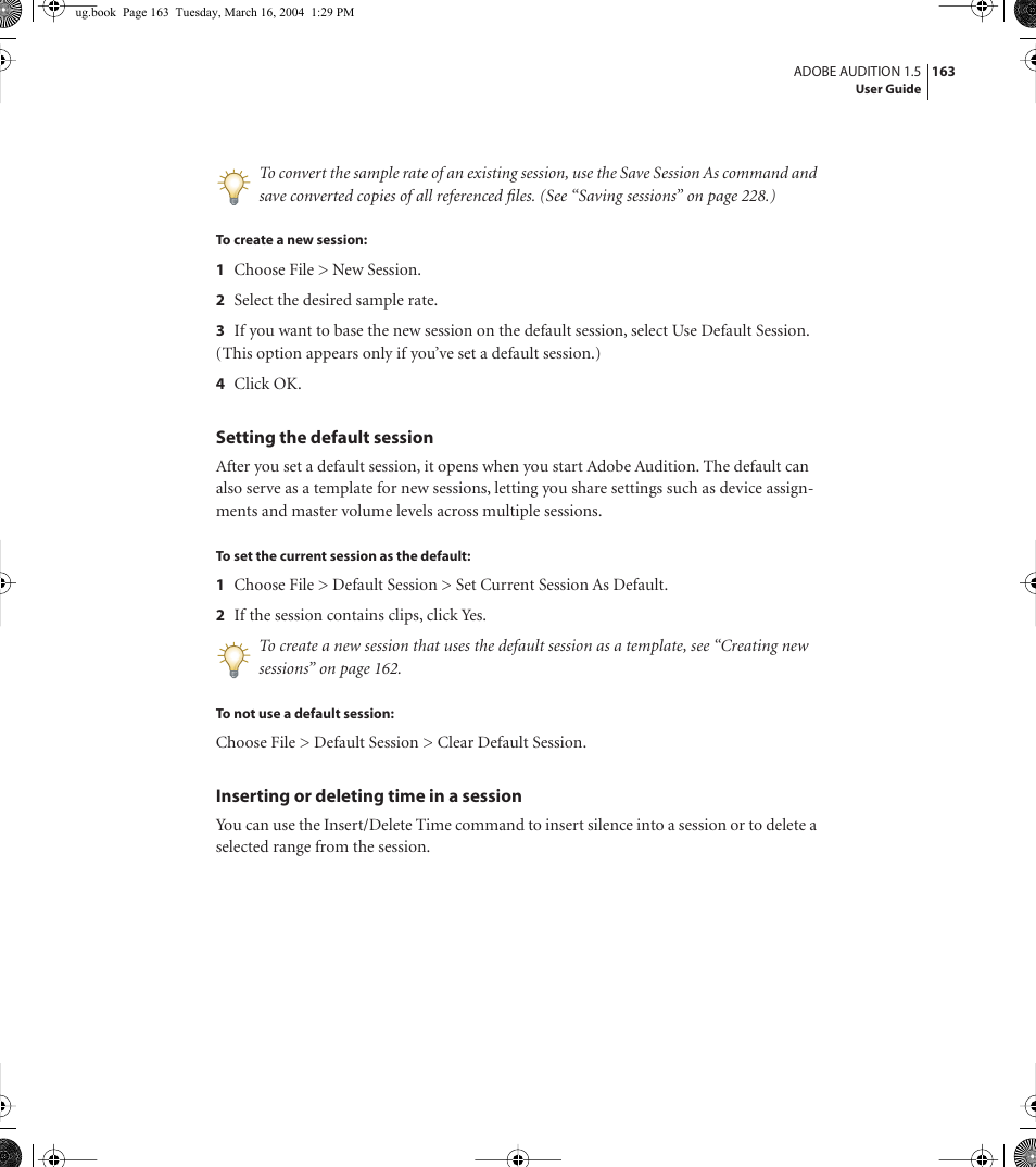 Adobe AUDITION 1.5 User Manual | Page 171 / 308