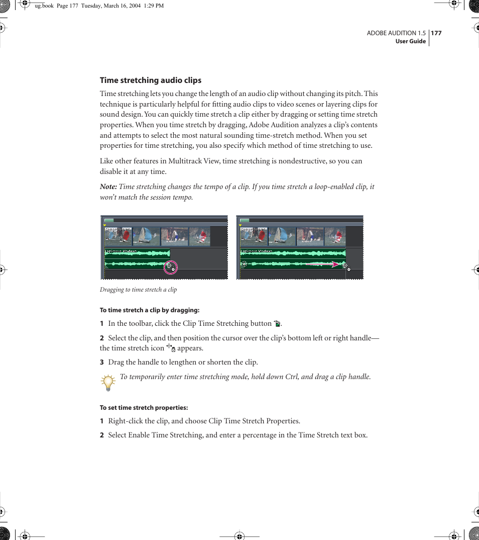 Adobe AUDITION 1.5 User Manual | Page 185 / 308
