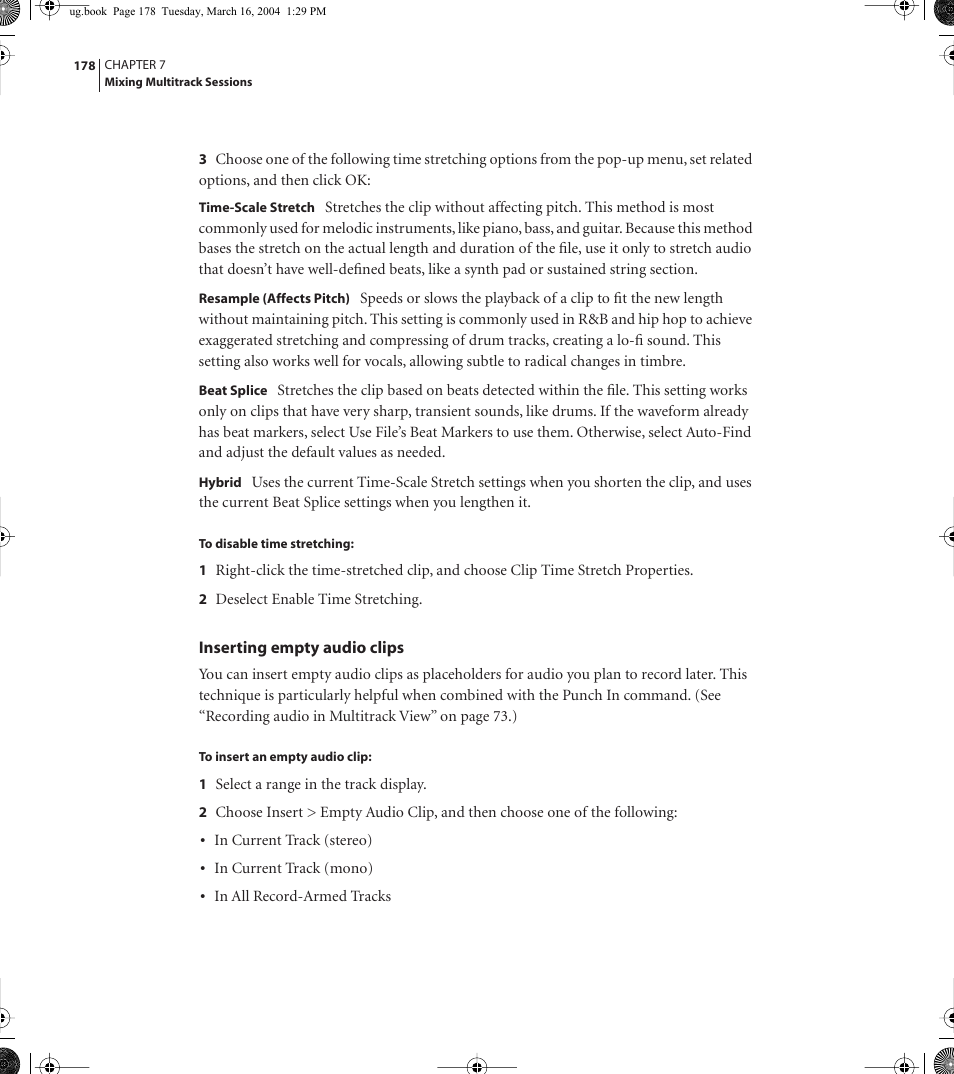 Adobe AUDITION 1.5 User Manual | Page 186 / 308