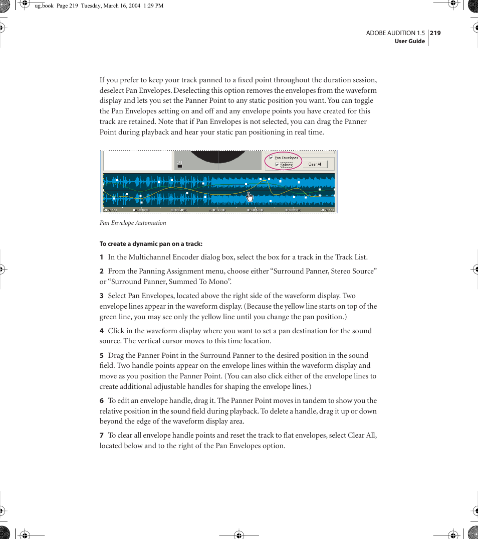 Adobe AUDITION 1.5 User Manual | Page 227 / 308