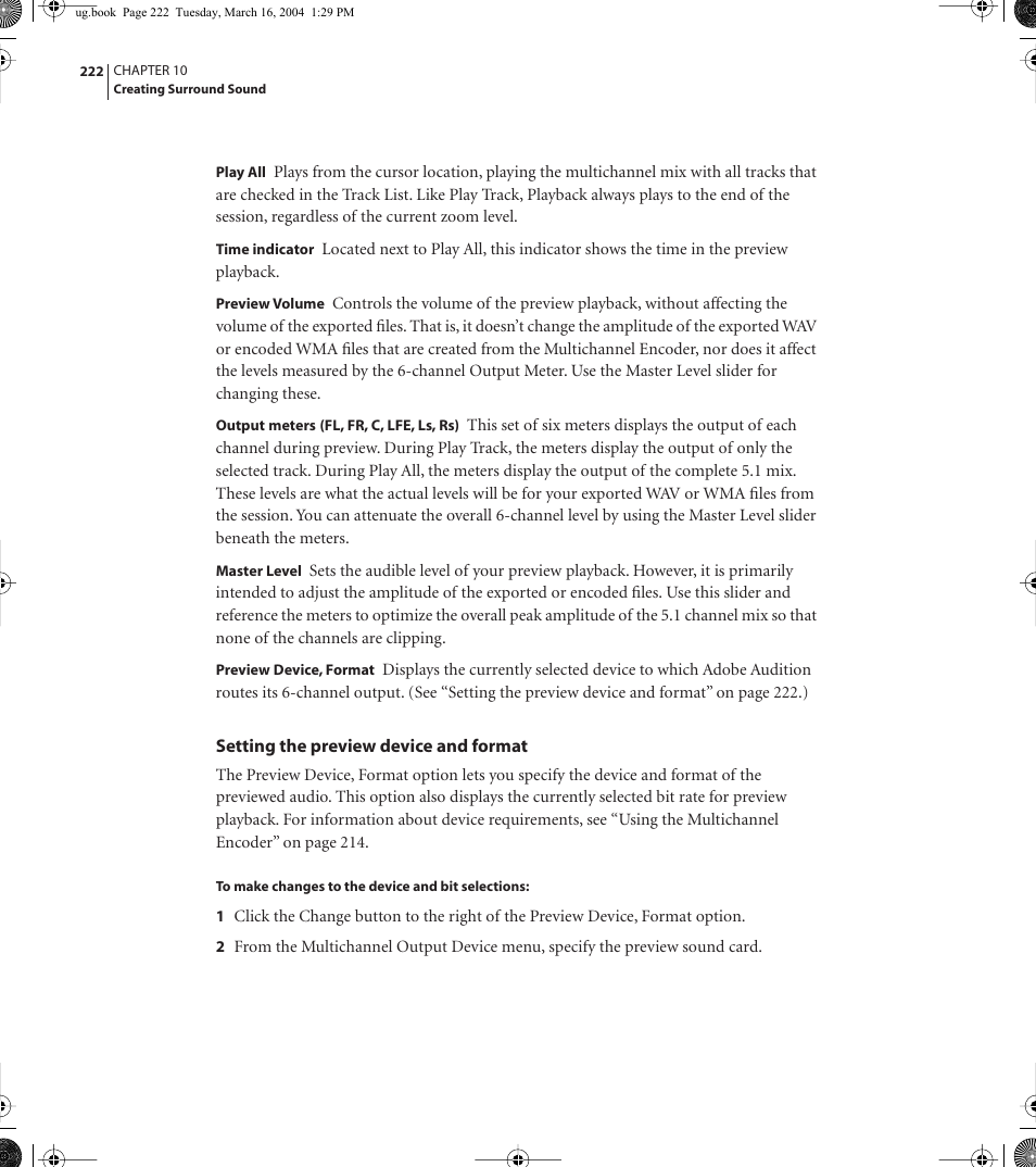 Adobe AUDITION 1.5 User Manual | Page 230 / 308