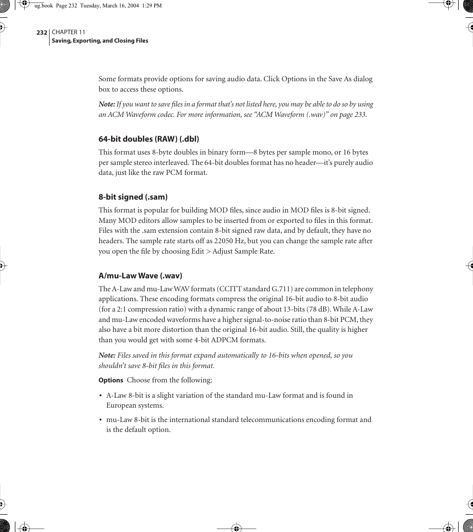 Adobe AUDITION 1.5 User Manual | Page 240 / 308