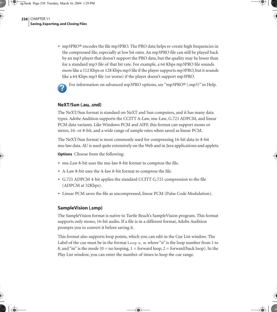 Adobe AUDITION 1.5 User Manual | Page 246 / 308