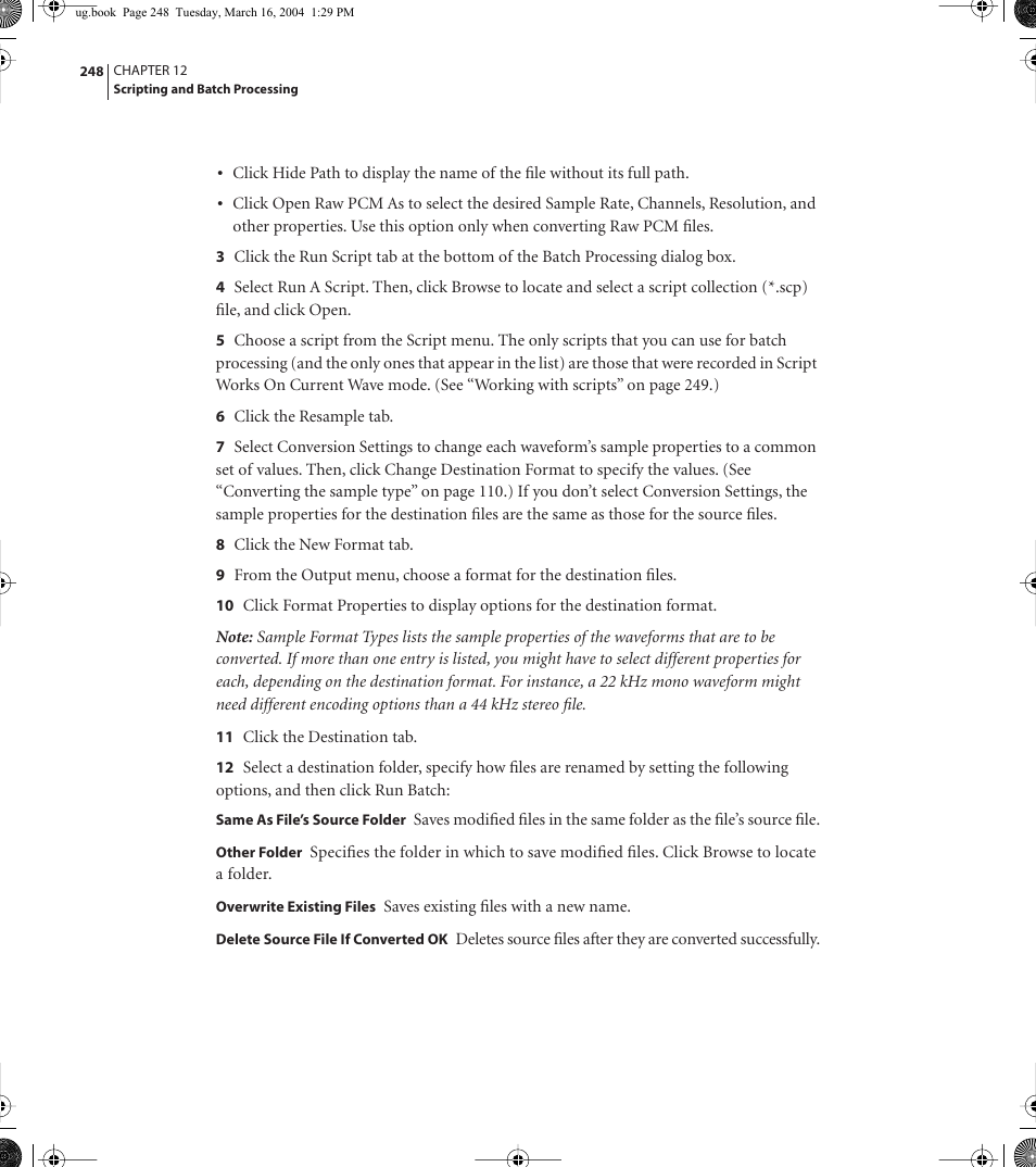 Adobe AUDITION 1.5 User Manual | Page 256 / 308