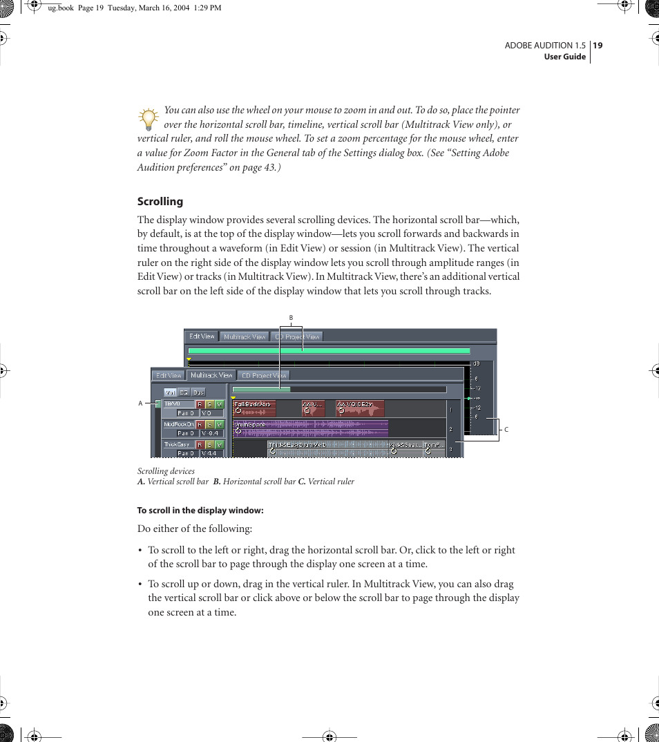 Adobe AUDITION 1.5 User Manual | Page 27 / 308