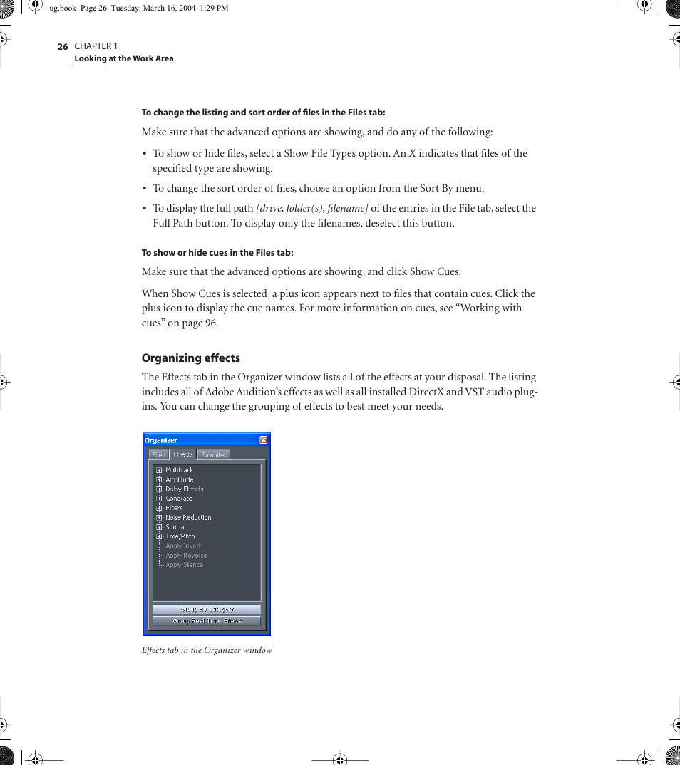 Adobe AUDITION 1.5 User Manual | Page 34 / 308