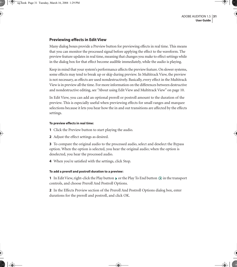 Adobe AUDITION 1.5 User Manual | Page 39 / 308