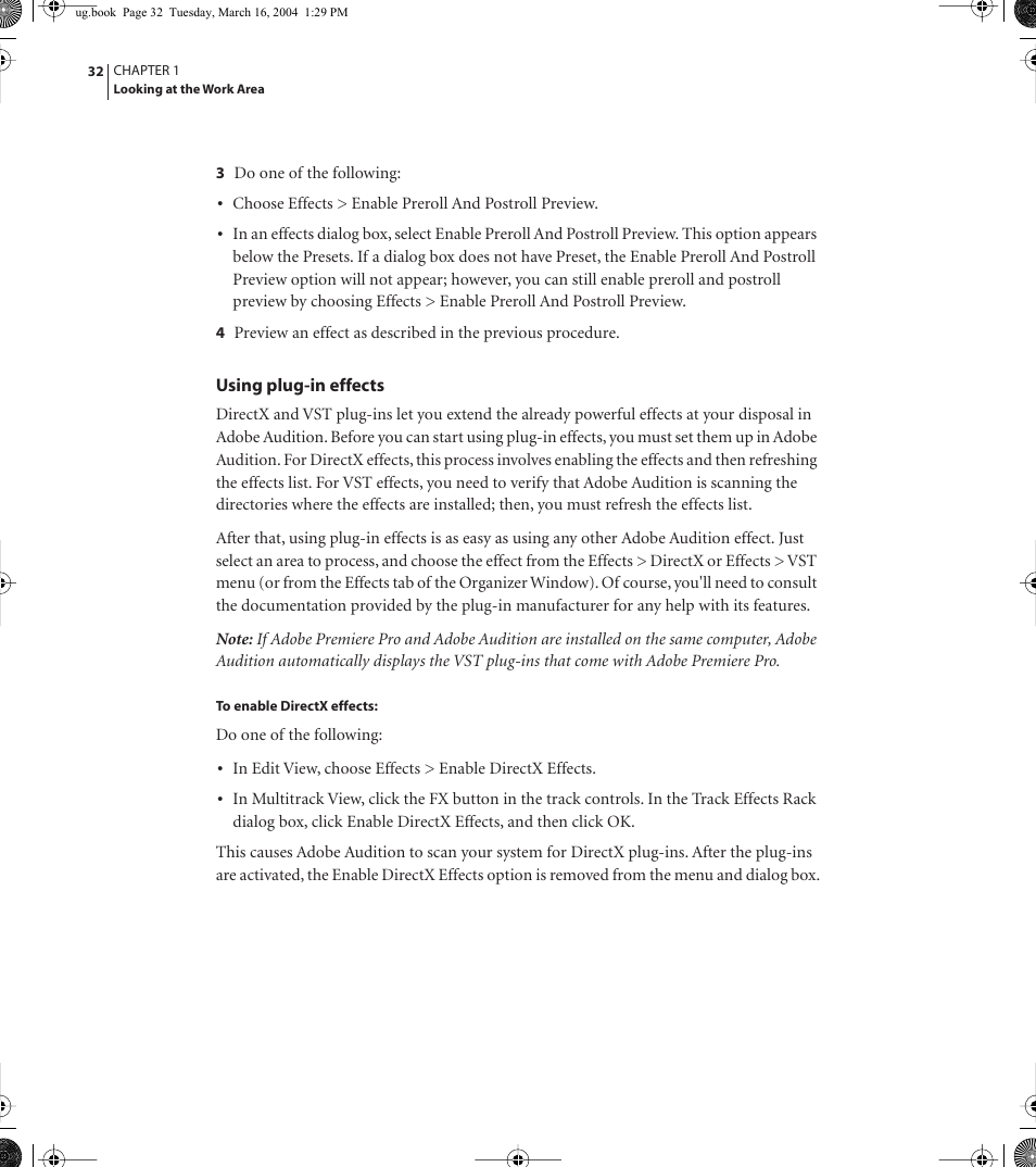 Adobe AUDITION 1.5 User Manual | Page 40 / 308