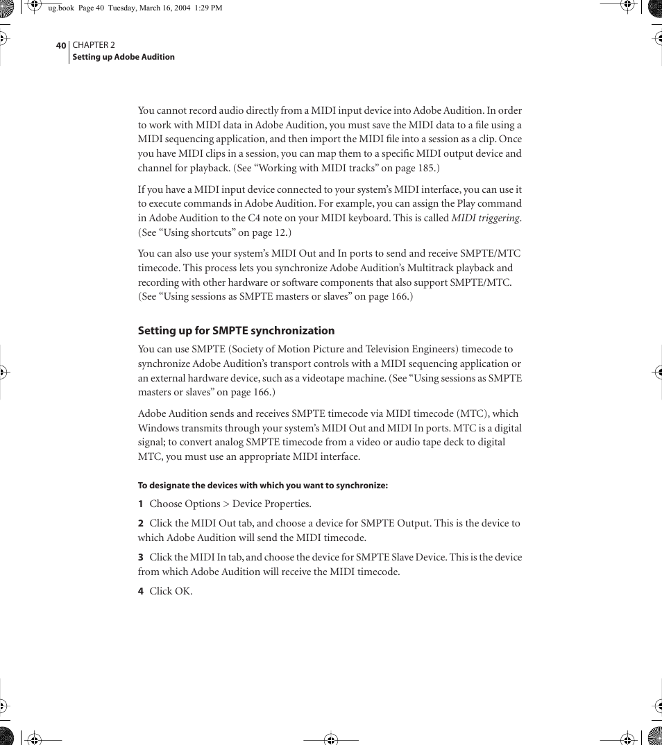 Adobe AUDITION 1.5 User Manual | Page 48 / 308