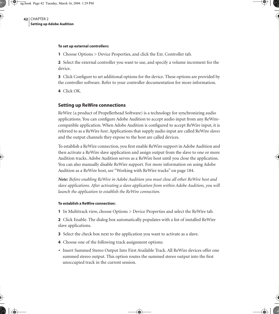 Adobe AUDITION 1.5 User Manual | Page 50 / 308