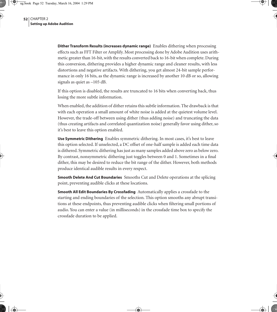 Adobe AUDITION 1.5 User Manual | Page 60 / 308