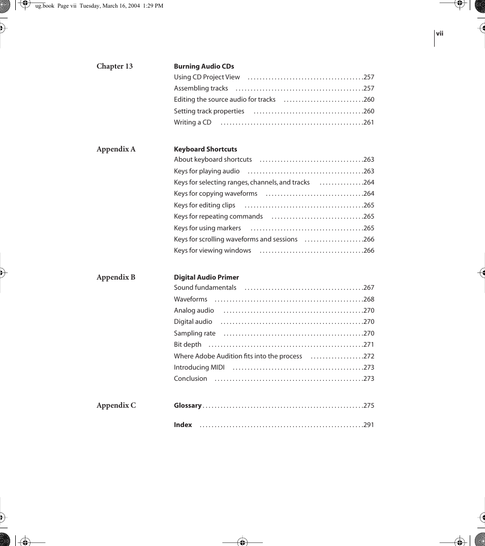 Adobe AUDITION 1.5 User Manual | Page 7 / 308