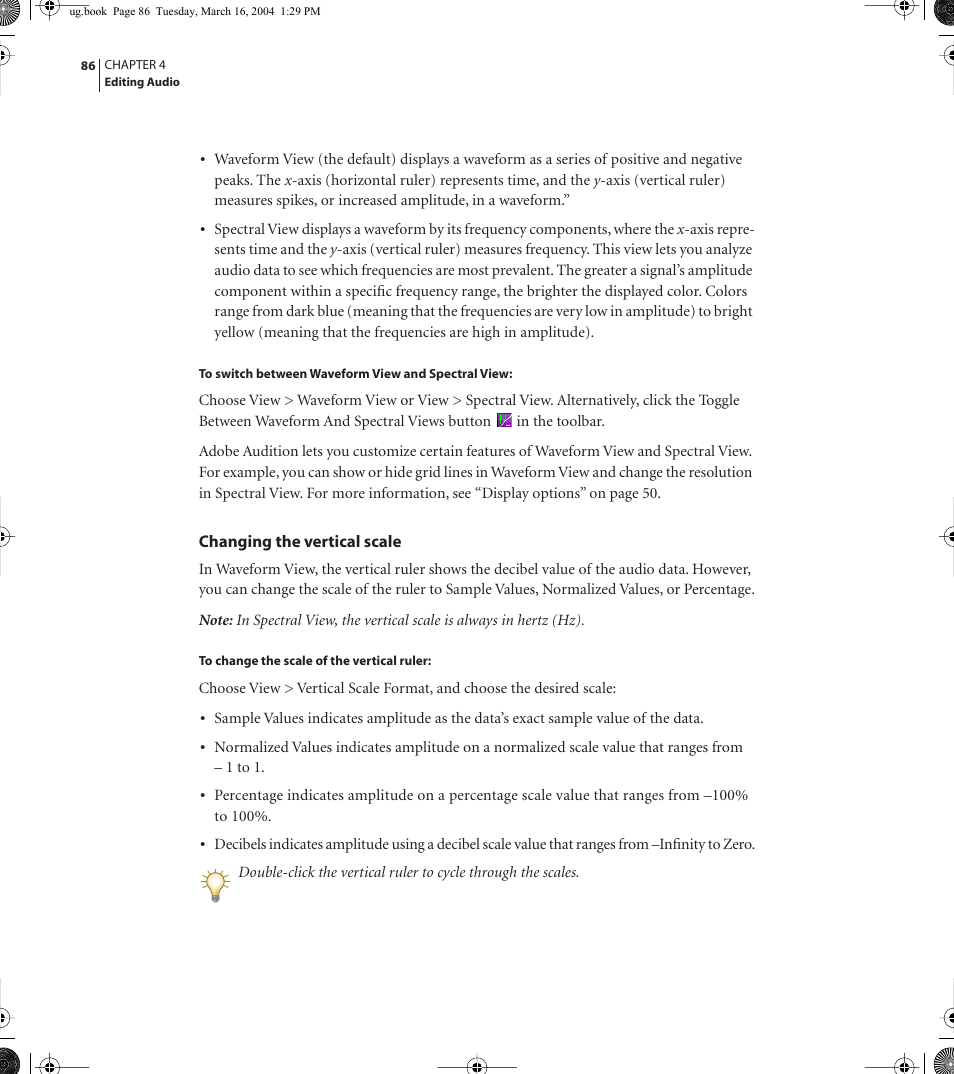 Adobe AUDITION 1.5 User Manual | Page 94 / 308