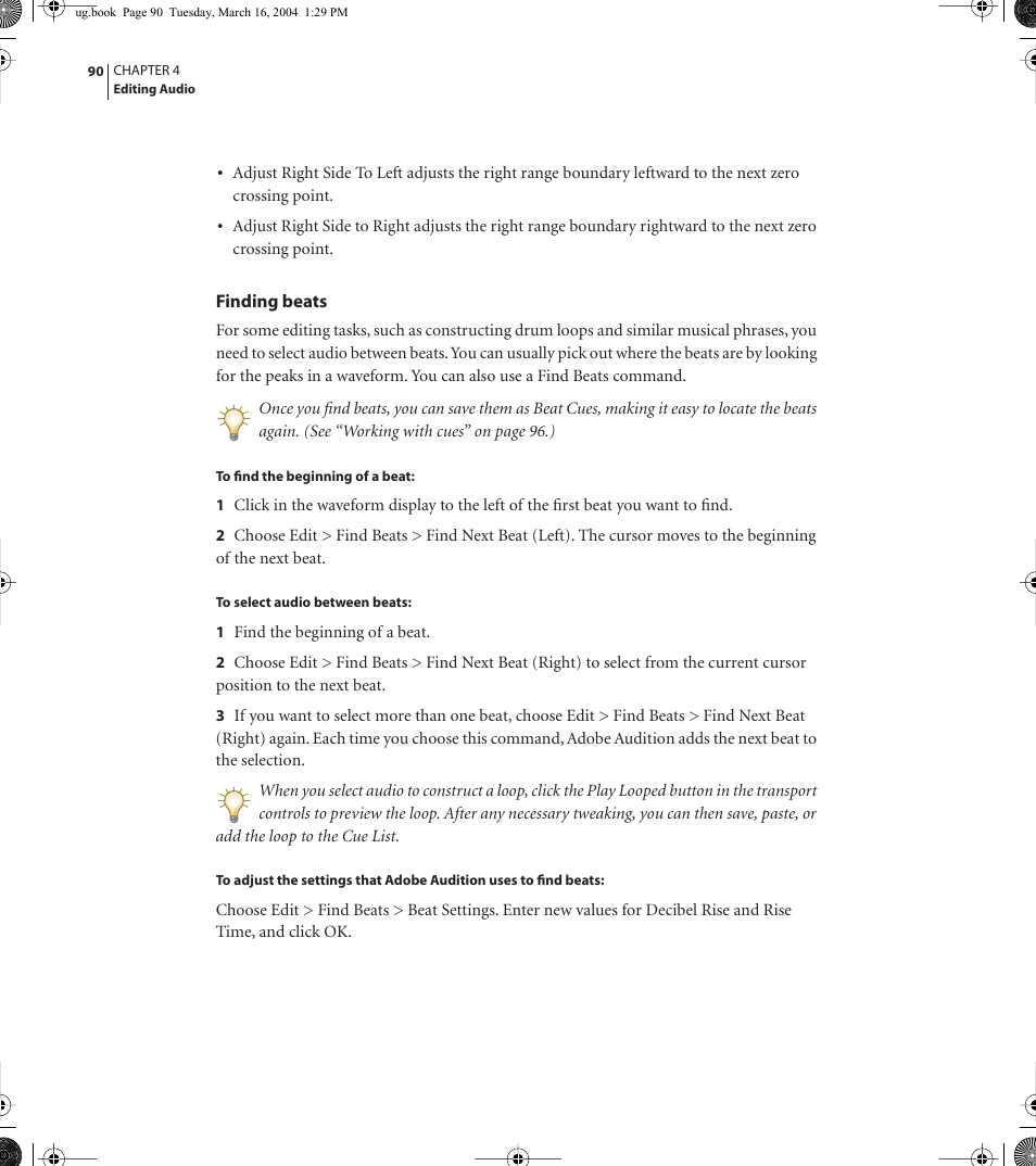 Adobe AUDITION 1.5 User Manual | Page 98 / 308