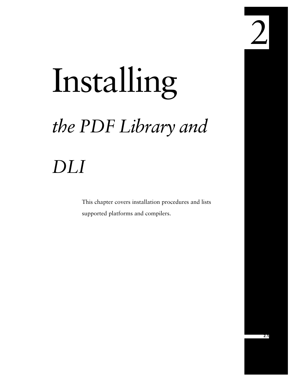 Installing the pdf library and dli, 2 installing the pdf library and dli, Prov | 2installing, The pdf library and dli | Adobe V6 User Manual | Page 13 / 58