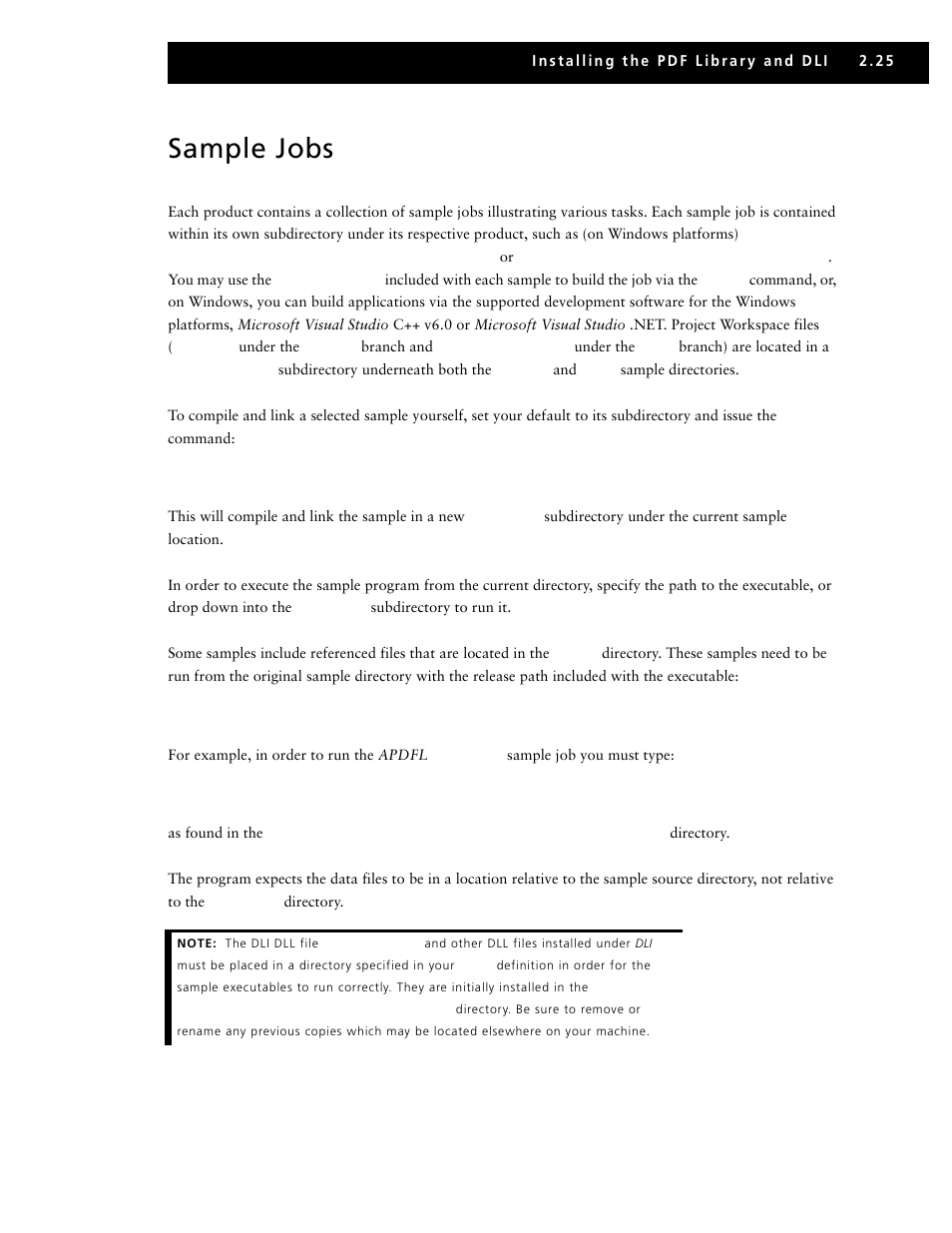 Sample jobs | Adobe V6 User Manual | Page 37 / 58