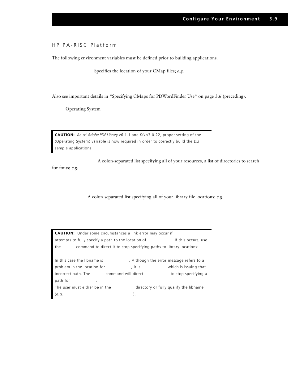 Hp pa-risc platform | Adobe V6 User Manual | Page 47 / 58