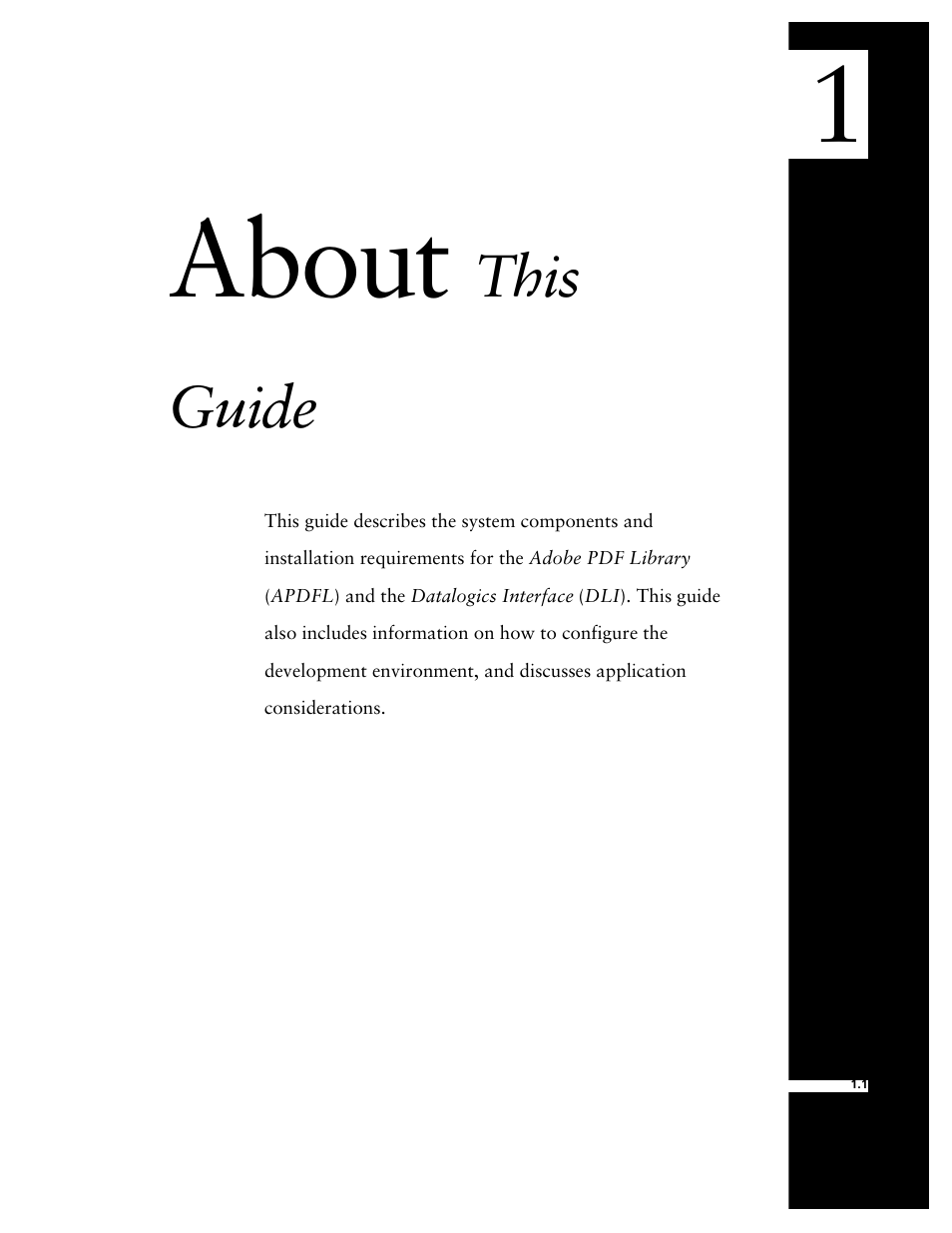 About this guide, 1 about this guide, 1about | This guide | Adobe V6 User Manual | Page 7 / 58
