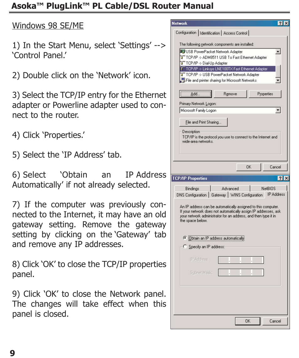 Asoka PL9920-BBR User Manual | Page 10 / 34