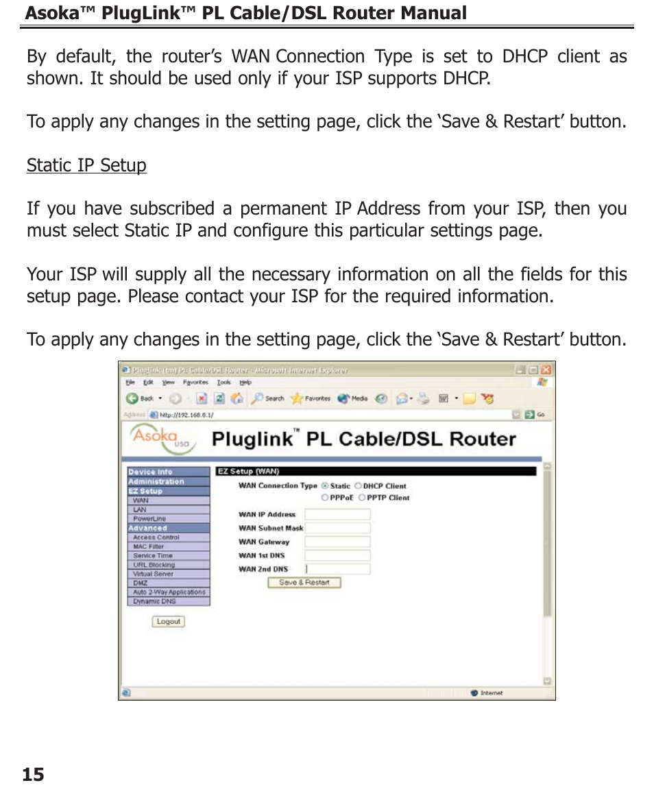 Asoka PL9920-BBR User Manual | Page 16 / 34