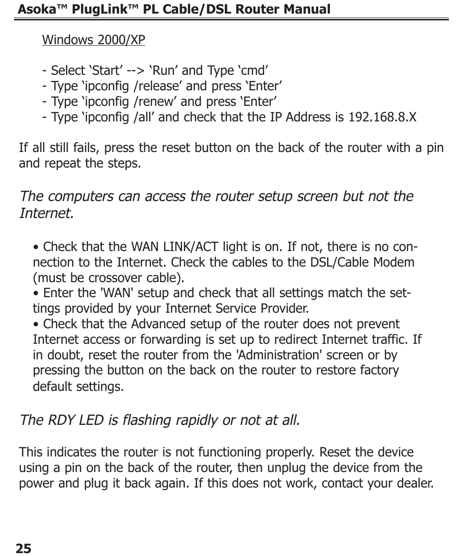 Asoka PL9920-BBR User Manual | Page 26 / 34
