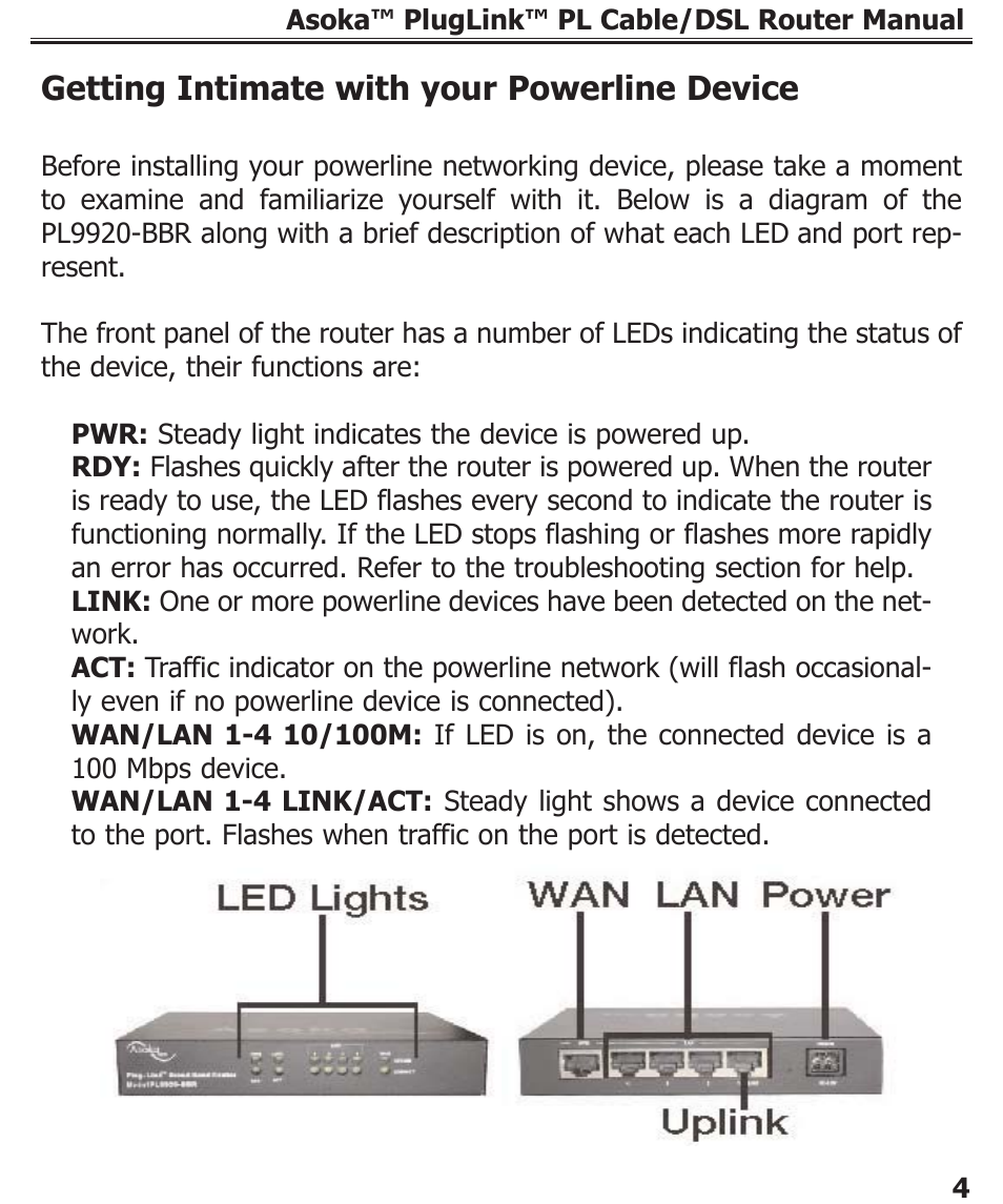 Getting intimate with your powerline device | Asoka PL9920-BBR User Manual | Page 5 / 34