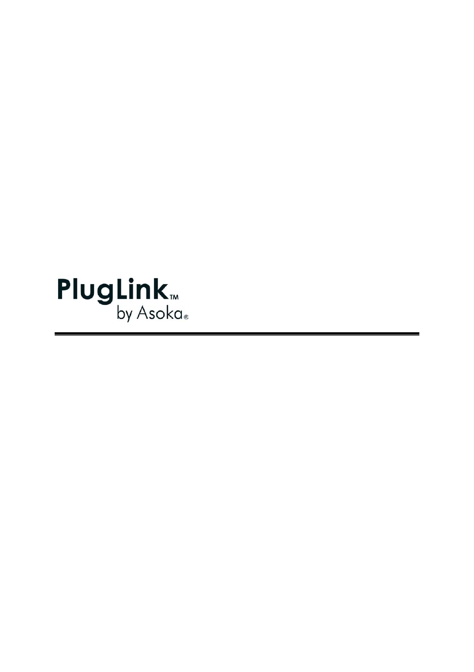 Asoka Pluglink PL9950-BBR User Manual | 43 pages