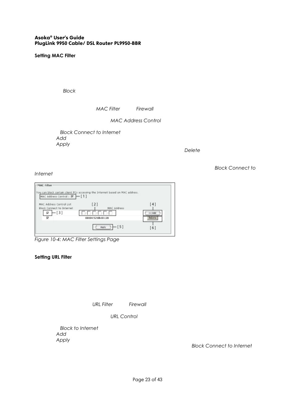 Asoka Pluglink PL9950-BBR User Manual | Page 23 / 43