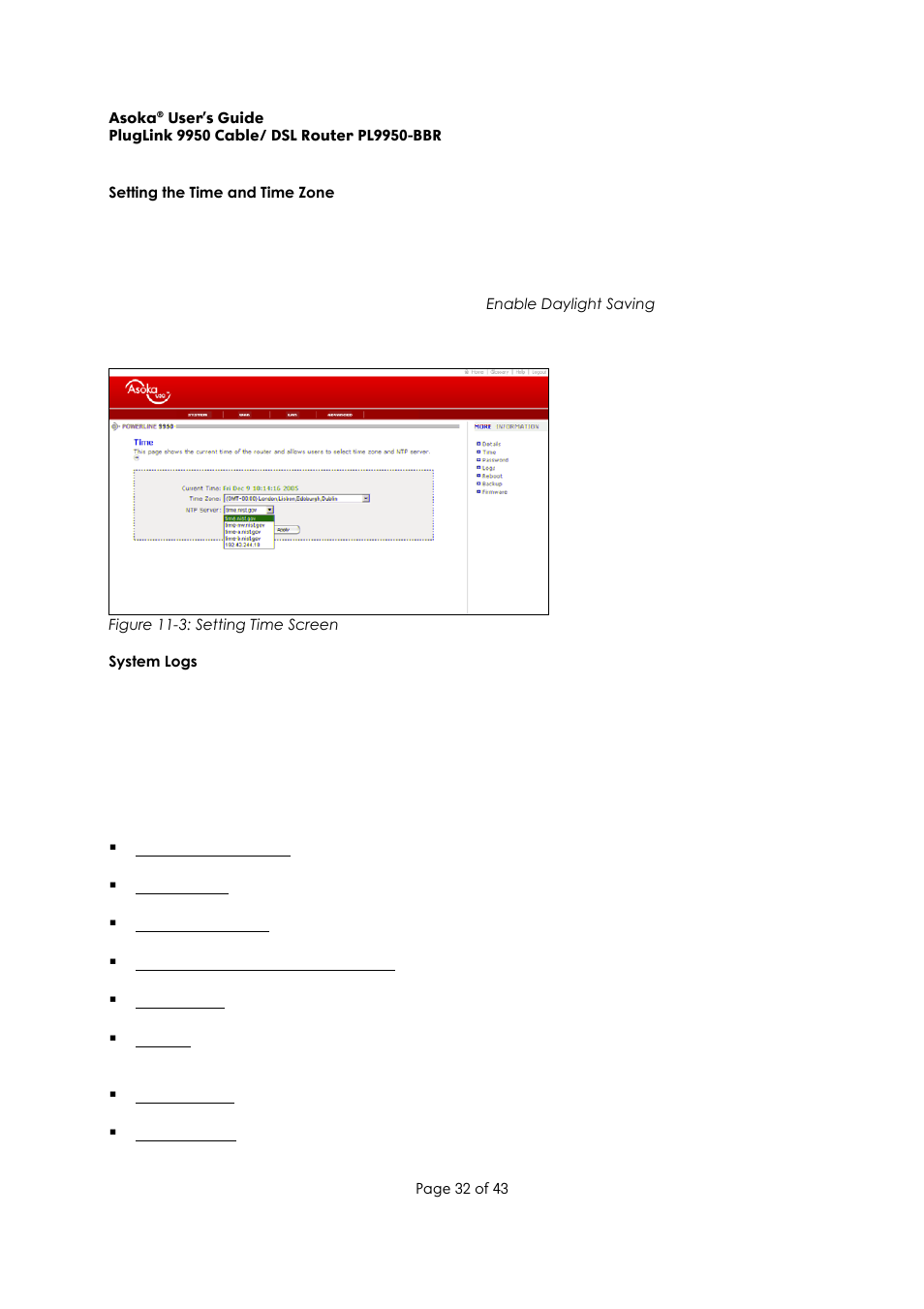 Asoka Pluglink PL9950-BBR User Manual | Page 32 / 43