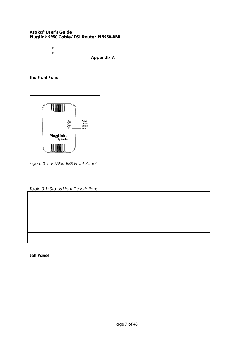 Asoka Pluglink PL9950-BBR User Manual | Page 7 / 43